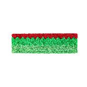 FRANGE TRI-COMPOSITION VELCRO 14X48CM VERT ET ROUGE DELTA